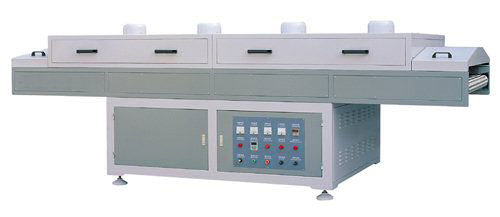 Photo of a drying tunnel for the SPM series spray machines